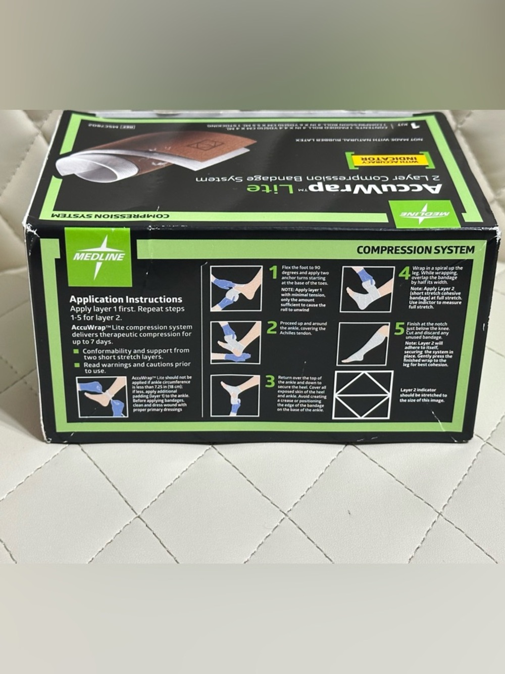 AccuWrap Lite 2-Layer Compression Bandage System NEW - Picture 4 of 7
